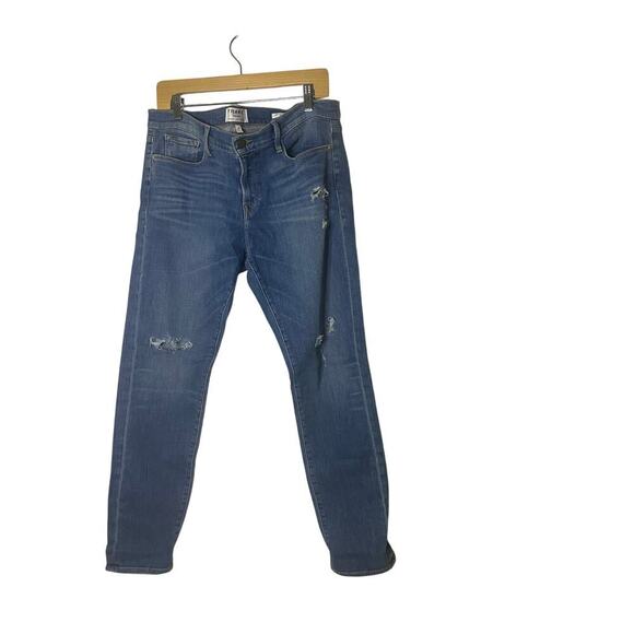 Frame Le Garcon Slim Jeans in Brooks Wash Size 30 - Picture 2 of 6